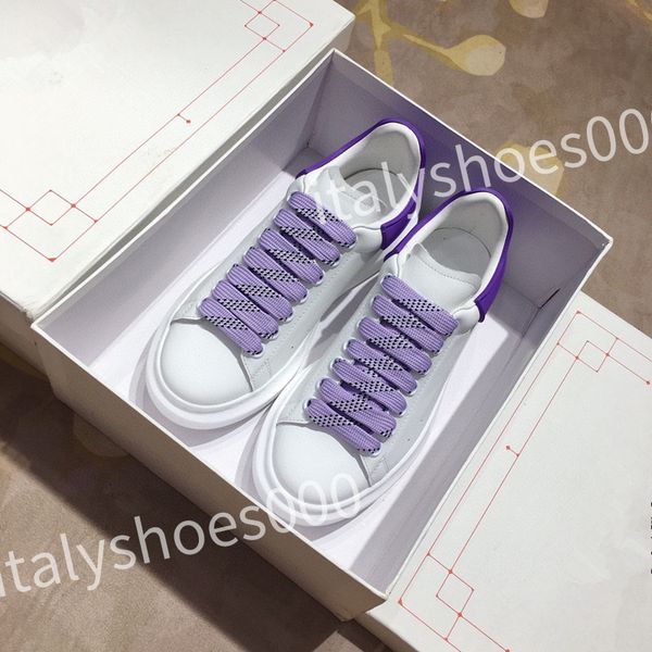 

new designer men trainer causal shoes fashion brand woman leather lace up platform sole sneakers white black mens womens sizes 35-45