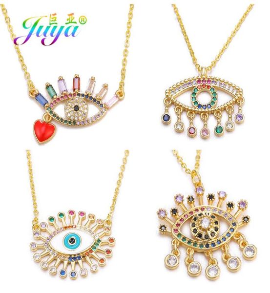 

pendant necklaces juya 2022 luxury gold greek necklace for women handmade enamel zirconia turkish choker jewelry supplies1765903, Silver