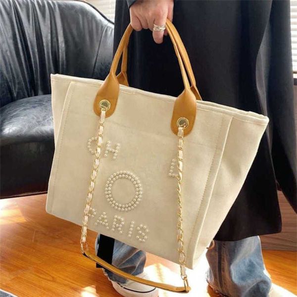 

luxury women's hand canvas beach bag tote handbags classic large backpacks capacity small chain packs big crossbody factory outlet 55%
