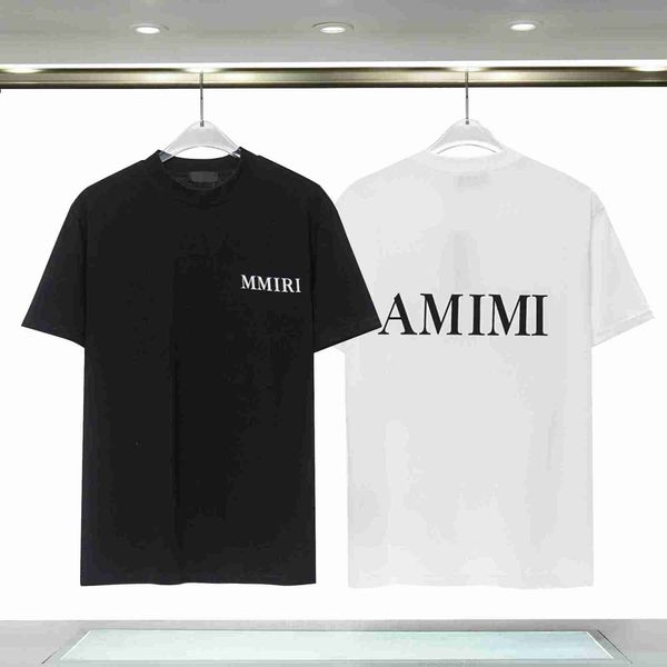 

am brand luxury t shirt designer friends t shirt casablanca rhude short sleeve summer fashion casual brand letter designers t-shirt us 0v, White;black