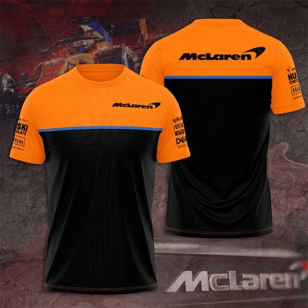 

men's t-shirts 2022 mclaren f1 3d printed formula racing t shirt oversized tracksuit jacket summer clothing, White;black