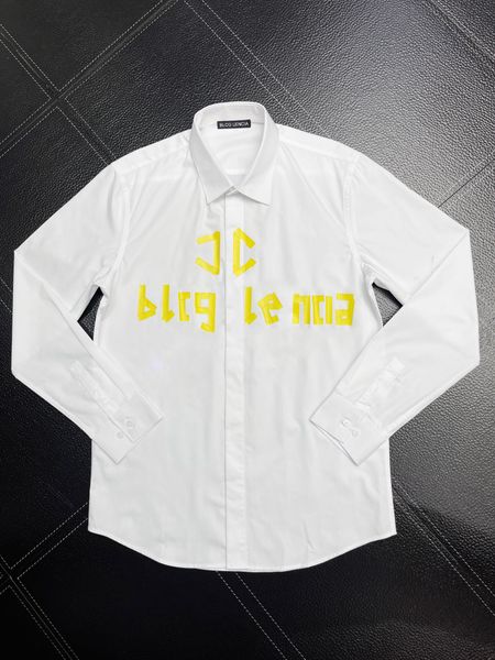 

blcg lencia mens brand shirts designer shirts paris brand clothing male men long sleeve cotton plus size 8189, White;black