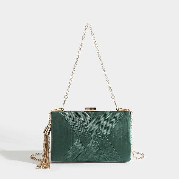 

summer new tassel evening party bag women's bag silk evening dress handheld bag evening dress banquet
