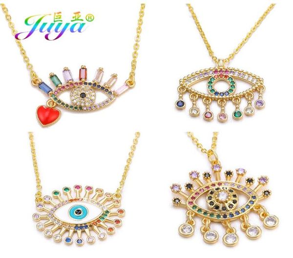 

pendant necklaces juya 2022 luxury gold greek necklace for women handmade enamel zirconia turkish choker jewelry supplies1345247, Silver
