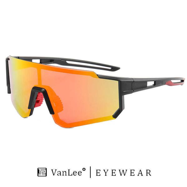 

9927 colorful new men's outdoor sports cycling sunglasses fashion polarized mirror women, White;black