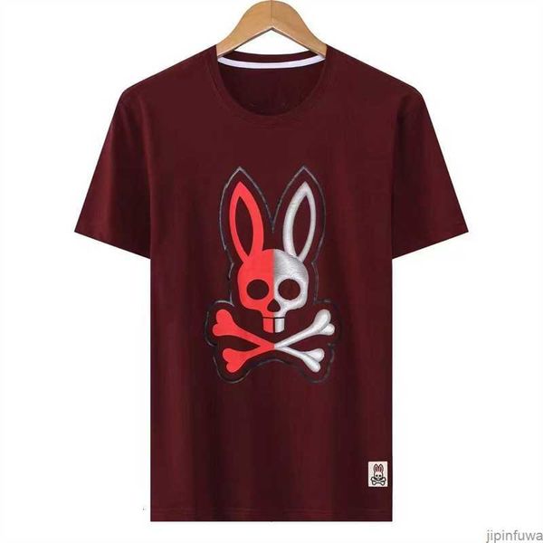 

psychos bunnys t shirt designer mens luxury brand polo loose and wrinkle resistant 100% cotton short sleeve summer fashion casual e6bo, White;black