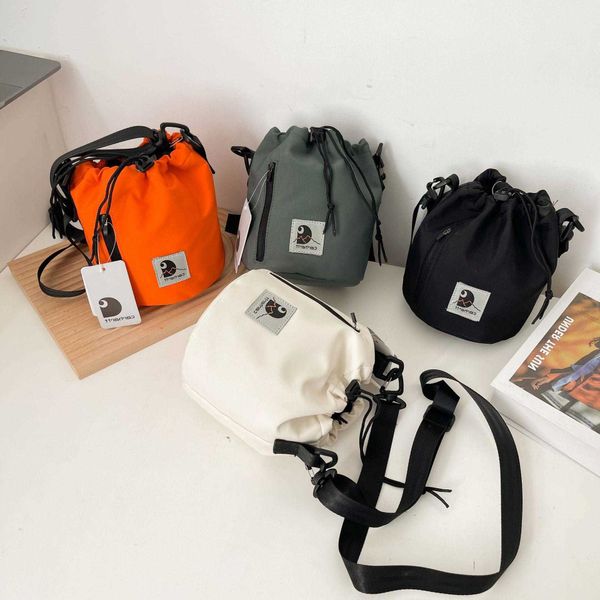 

0joh other fashion accessories carhart wip new outdoor carhart mountain bucket bag one shoulder messenger bag bucket bag 3xrf, Silver