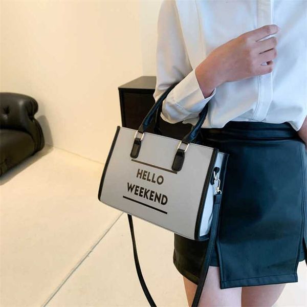 

designer bag 2023 simple and fashionable pu one shoulder tote for women new trend casual lightweight large capacity handbag