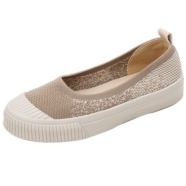 

princess shoes fisherman shoes shallow mouth shell head single shoes female woven fly weaving flat bottom one foot stirrups thick bottom le, Black