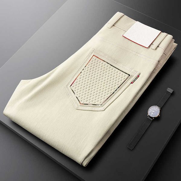 

luxury brand mens jeans burb designer pants tb 3d printing straight casual pants men plus size jeans business sweatpants, Blue