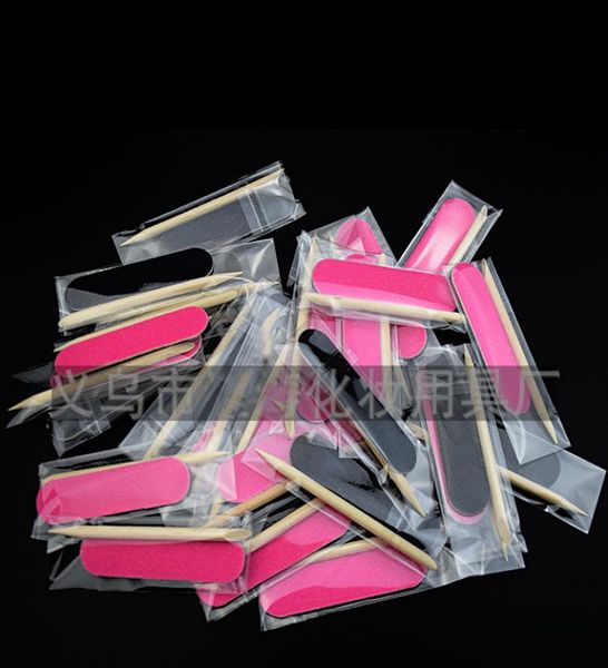 

mini manicure set pedicure kit disposable nail kit nail file cuticle wood stick5971776