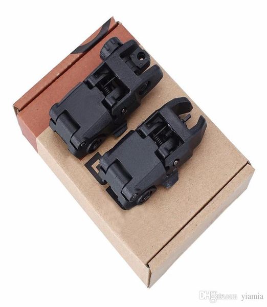 

20mm rail gen1 tactical folding frontrear flip backup sights buis set 2 pcs5900429