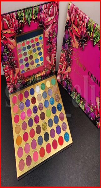 

cocourban beauty makeup 56 color luscious plum eyeshadow palette glitter shimmer matte eye shadow pallete high pigmented cosmetic 8075115