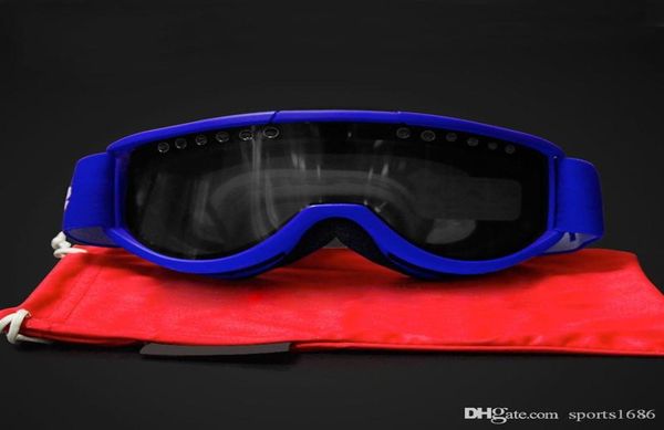 

1 brand skiing goggles doubledeck cylinder antifogging ski goggle large lenses glass selling with different color 55hg9671174