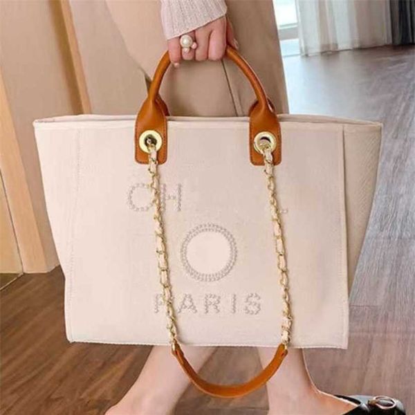 

luxury women's hand canvas beach bag tote handbags classic large backpacks capacity small chain packs big crossbody wpzn 75% off usa ou