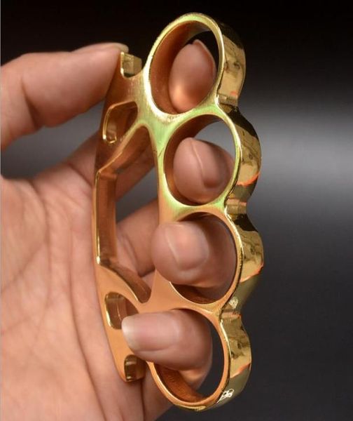 

strong metal thickened round head knuckle finger fist buckle four selfdefense tiger knuckles ring medium large edc defense tool h5772273