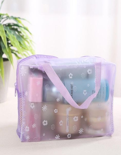 

cosmetics bag for women clear travel portable makeup bag pvc waterproof large capacity storage bag girls toilet articles pouch bag5776120