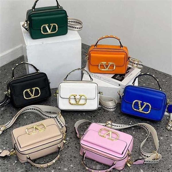 

designer bag handbag style 2023 fashionable western-style grade rivet portable