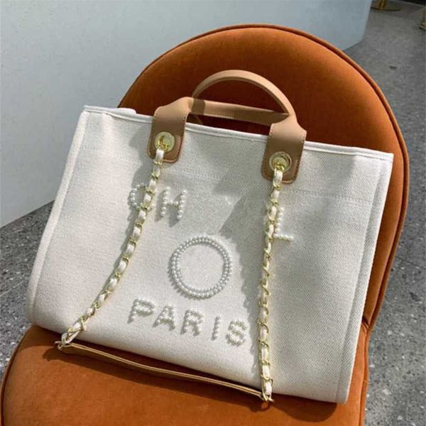 

luxury classic women's hand canvas beach bag tote handbags large backpacks capacity small chain packs big crossbody factory outlet 90%