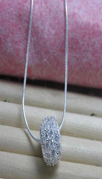 

whole retail lowest christmas gift 925 silver fashion jewelry necklace n883726271