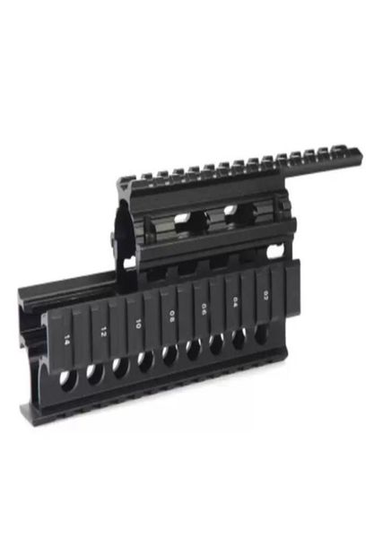 

ak47 74 aks quad rail mount handguard for saiga with 12pcs airsoft rifle hunting shooting4204818