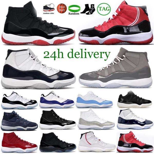 

basketball 11s jumpman 11 legend north carolina blue high mid for men women 4s mens sports sneakers shoes ships within 24 hours size 36-47, Black