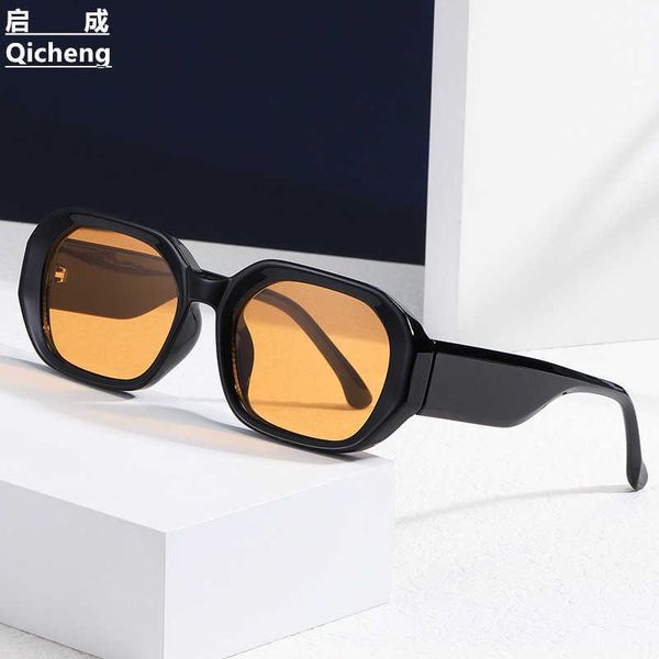 

2313 new large frame polygonal anti uv mesh red sun shade sunglasses, White;black