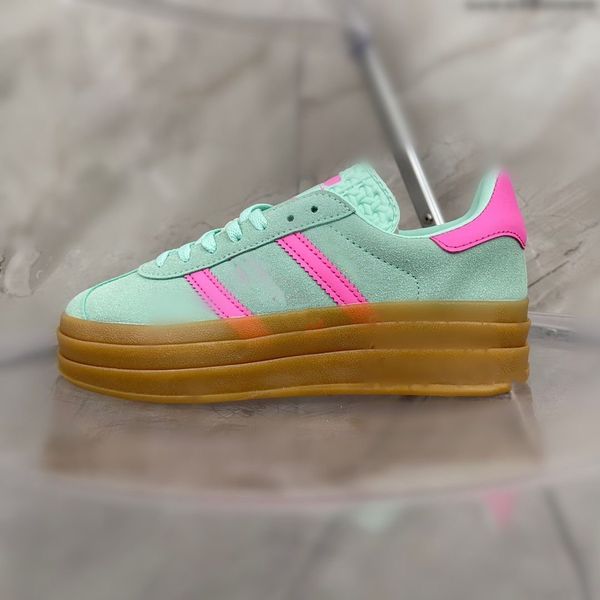 

new retro gazelle casual shoes men women fashion black white gum mens blue beige pink velvet bonner designer trainers platform sneakers 36-4