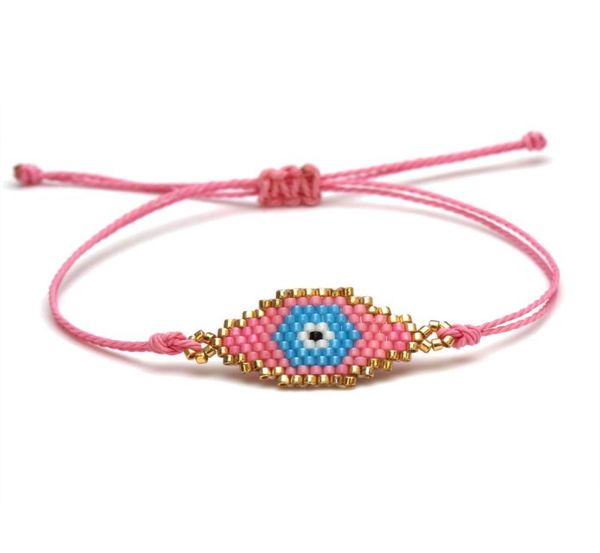 

charm bracelets japanese miyuki glass seed beads handmade bracelet women men 2022 fashion hancrafted pink blue greek jewelry he5644370, Golden;silver