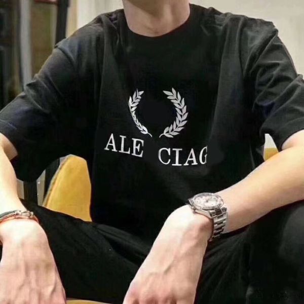 

designer mens t shirt high street short sleeve man tee with letters shirts casual man fashion shorts women summer asian size, White;black