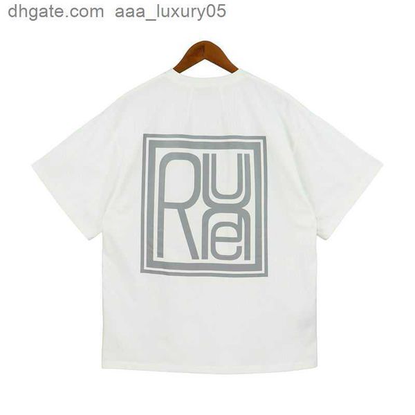 

2023 summer rhude t shirt mens designer t shirt rhude casual shirts man womens tees short sleeves sell luxury men hip hop clothes us size s-, White;black