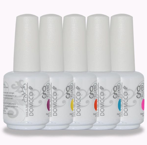 

500pcslot domcco last long soak off led uv gel polish nail art4814590, Red;pink