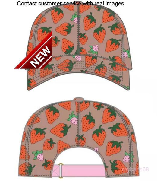 

1ty strawberry baseball caps man's cotton cactus classic letter ball summer women sun hats outdoor adjustable snapback cap449983, Blue;gray