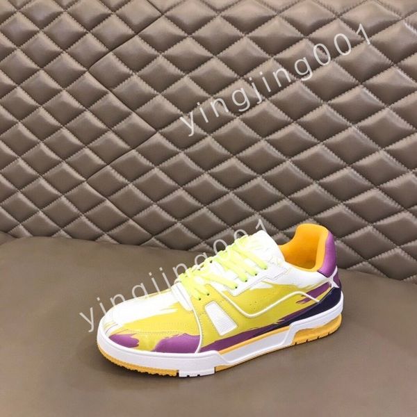 

new platform designer boots low casual shoes sneakers women's mens fashion party flat leather vintage trainers, Black