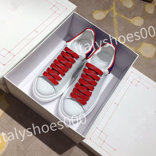 

new luxurys designer men trainer causal shoes fashion brand woman leather lace up platform sole sneakers white black mens womens sizes 35-45