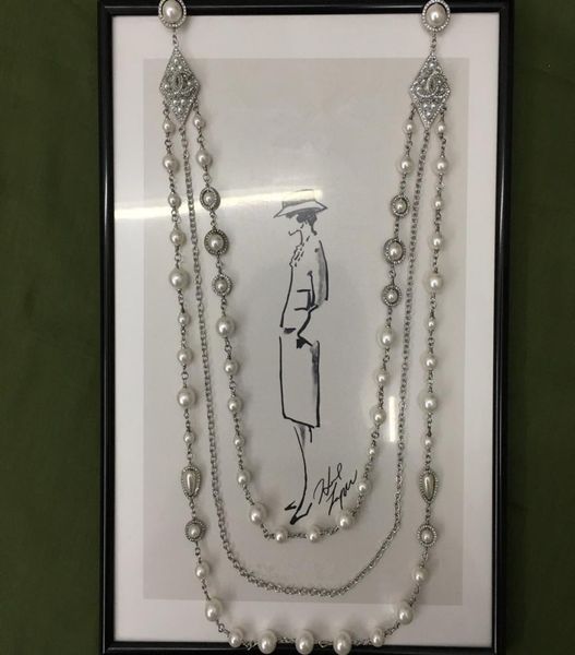 

c new selling necklace classic color super match skin fashion star with the same long necklace3291966, Silver