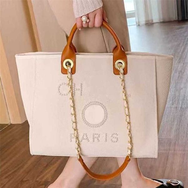 

luxury women's hand canvas beach bag tote handbags classic large backpacks capacity small chain packs big crossbody 6846 factory store