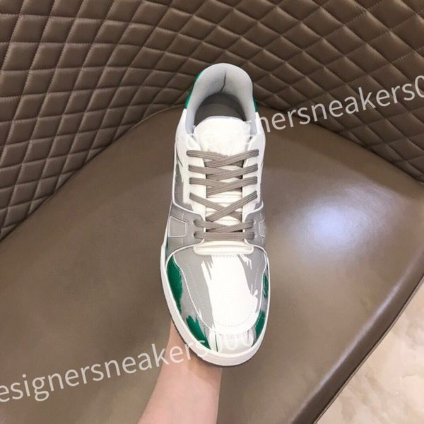

2023 luxurys designer running shoes men sports casual shoes ccity sneaker woman trainer calfskin reflective sneakers, Black