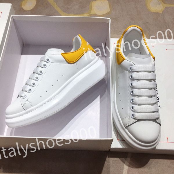 

new luxurys designer men trainer causal shoes fashion brand woman leather lace up platform sole sneakers white black mens women's sizes