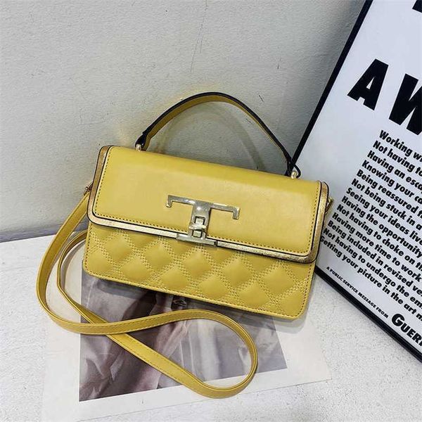 

new lingge embroidered thread single shoulder candy color crossbody letter women's