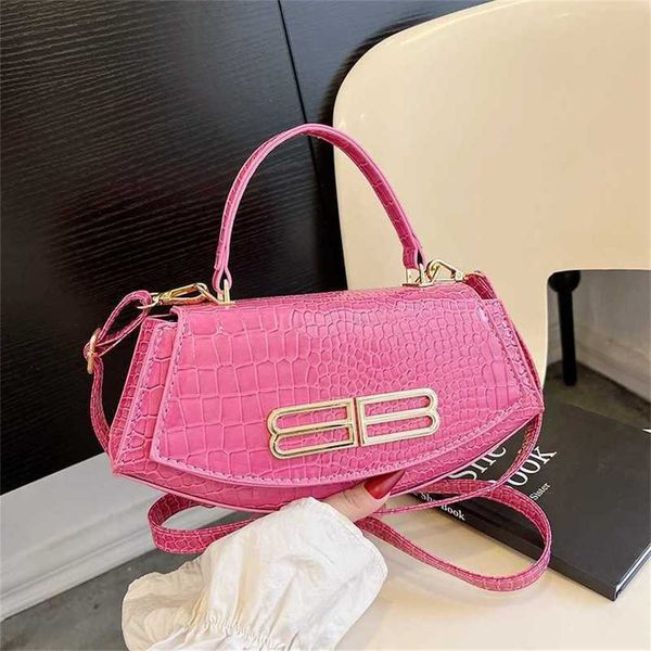 

women's bag 2023 new bags crocodile pattern exquisite and advanced sense fashion single room handheld crossbody bag 60% factory outlet