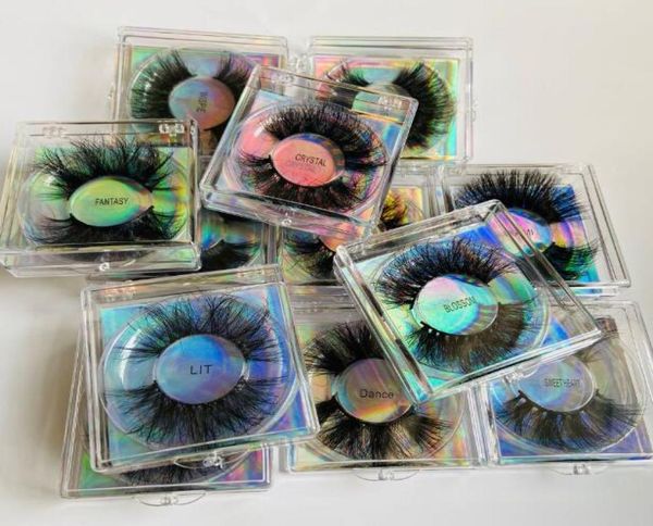 

thick long 25mm mink false eyelashes extensions super soft vivid fake lashes mink eye makeup accessory 12 models available dhl f7818549