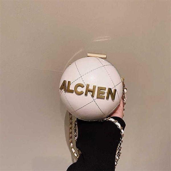 

designer bag 2023 handbag mini new product women's personality letter diamond chain ball small mouth red earphone