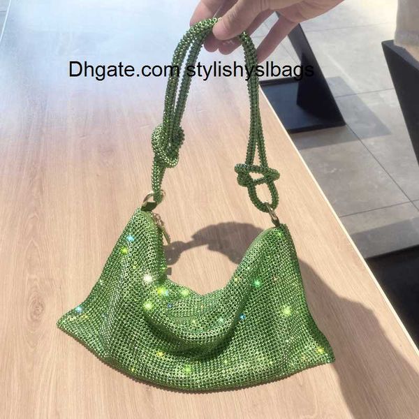 

evening bags luxury designer hobo shoulder bag handle shining rhinestones evening clutch bag purse crystal purses and handbag hobo bags