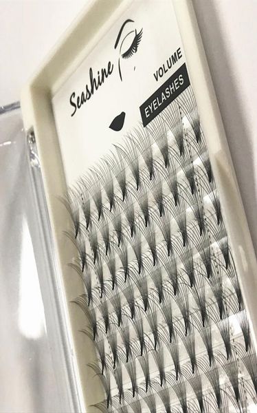 

seashine 10d volume eyelash extension pre made fans heat bonded own brand factory direct sell whole 2250141
