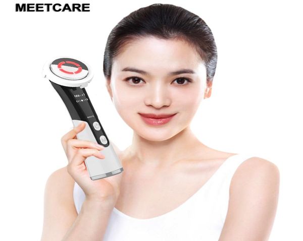 

4 in 1 led pon rejuvenation massage machine face lift skin tighten device wrinkle removal radio frequency facial massager5778604