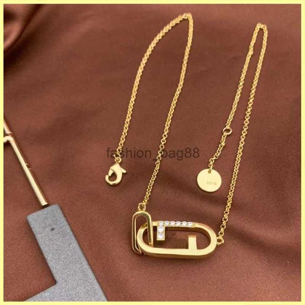 

womens stud earrings gold necklaces letter f jewelry set luxurys designer earrings designer mens necklaces earring ornaments new 21090305r, Silver