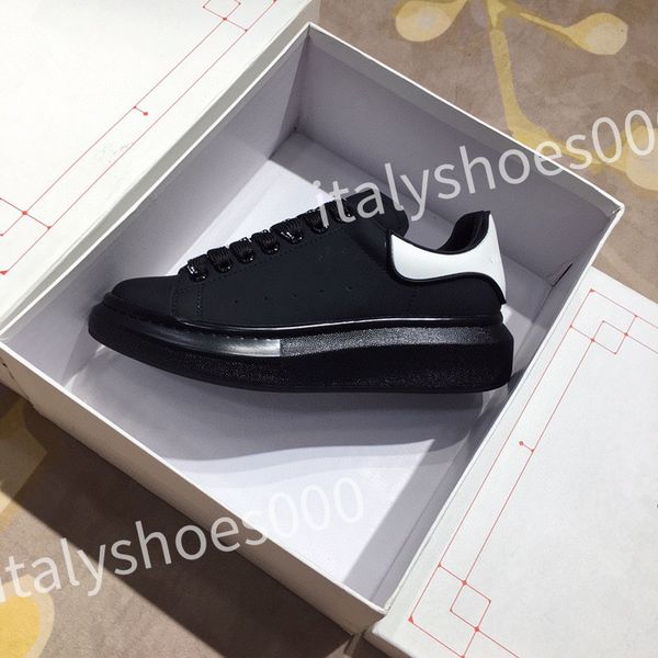 

2023 luxury designer men trainer causal shoes fashion brand woman leather lace up platform sole sneakers white black mens women's sizes