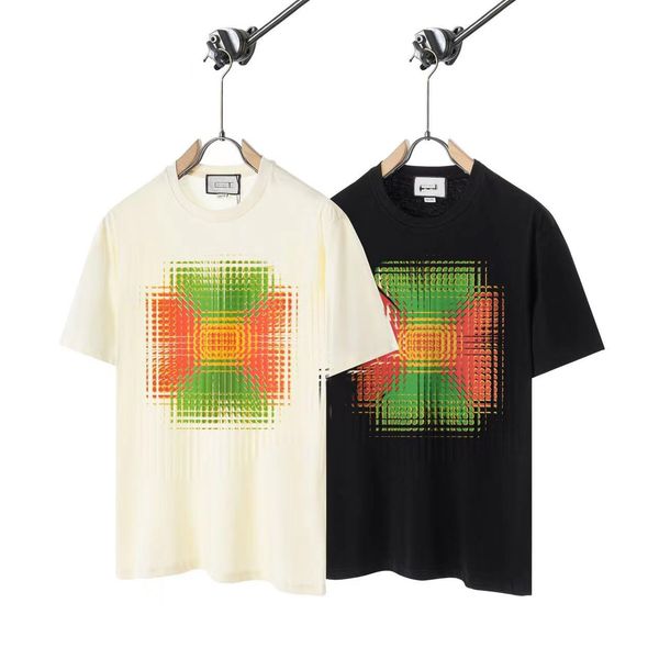 

designer men's t-shirt high-quality luxury sports casual loose women's short-sleeved shirt shorts, White;black