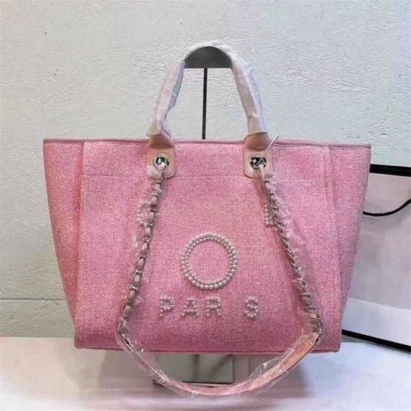 

luxury women's hand embroidered pearl beach bag big ladies small backpacks canvas chain backpack evening handbags waoh us 90% off outle